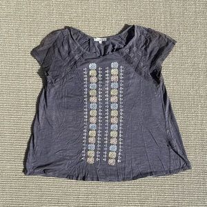 Sundance Flower Embroidered Women’s Small Blouse